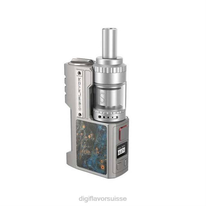 240H112 - Digiflavor Genève Digiflavor Z1 SBS kit avec sirène 3 gta Stabwood gris argenté